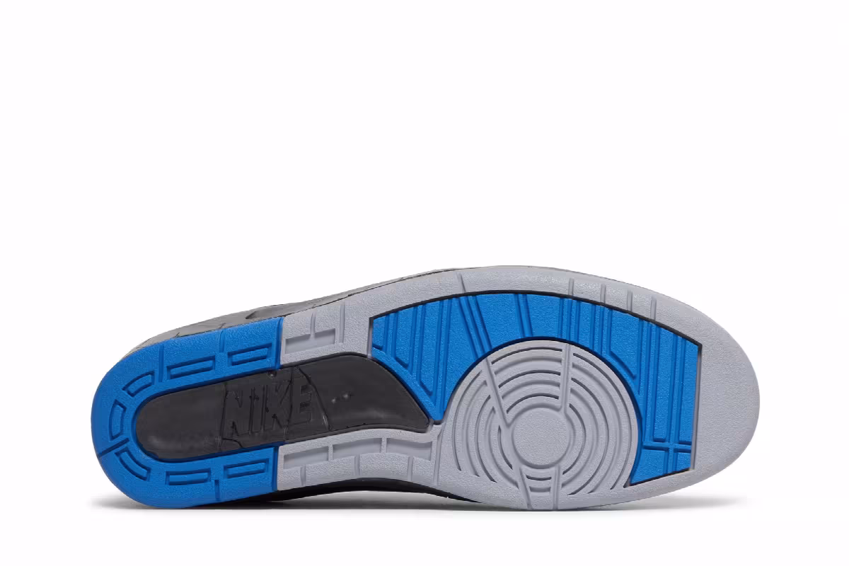 Off-White x Air Jordan 2 Low SP Black Varsity Royal, view 5