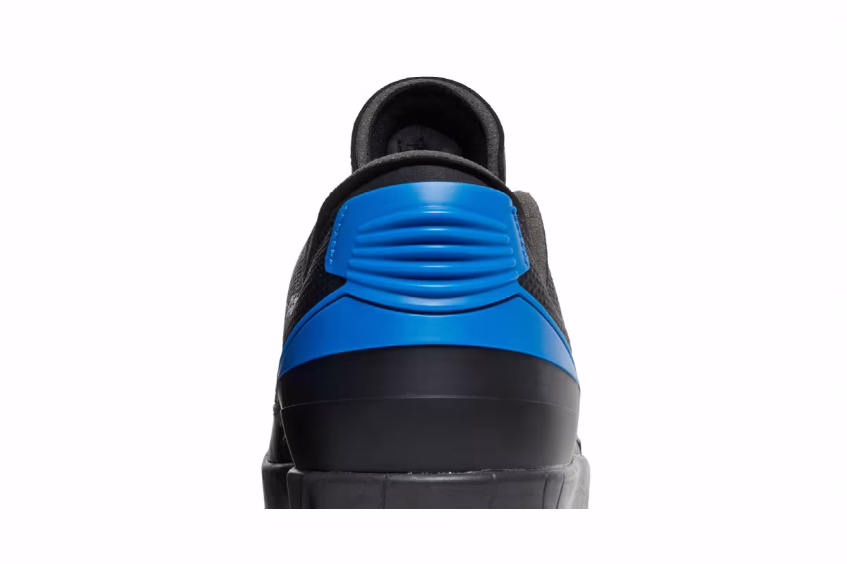Off-White x Air Jordan 2 Low SP Black Varsity Royal, view 8
