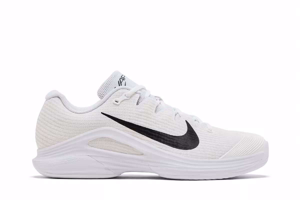NikeCourt Air Zoom Vapor 12 HC White Black, view 2