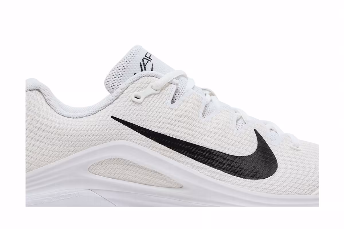 NikeCourt Air Zoom Vapor 12 HC White Black, view 3