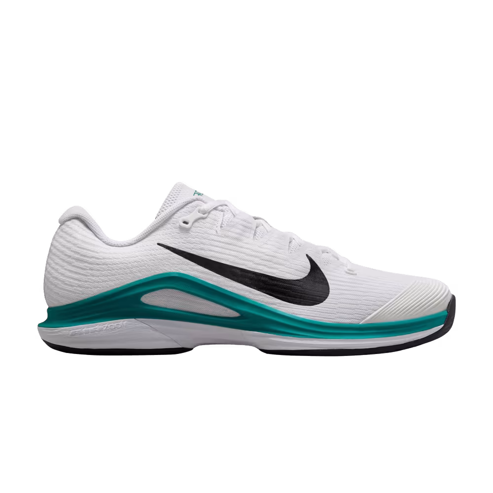 NikeCourt Air Zoom Vapor 12 HC White Radiant Emerald