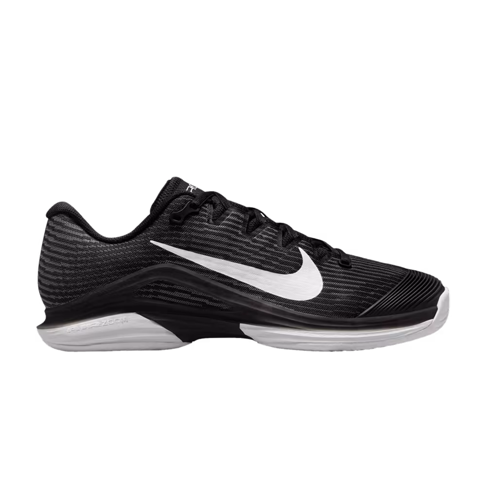 Women's NikeCourt Air Zoom Vapor 12 HC Black Dark Smoke Grey White