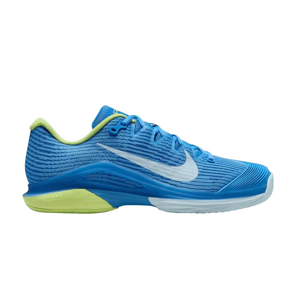 Women's NikeCourt Air Zoom Vapor 12 HC Blue Beyond Light Lemon Twist
