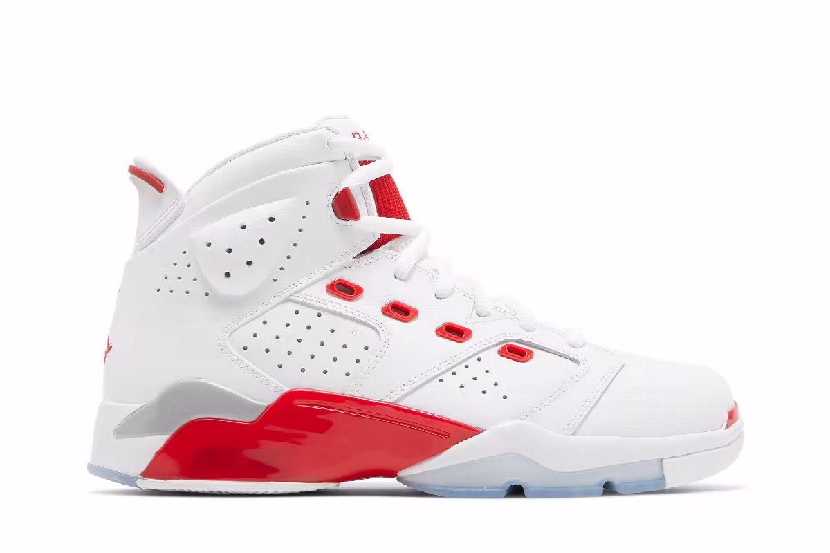 Air Jordan 6-17-23 White Fire Red, view 2