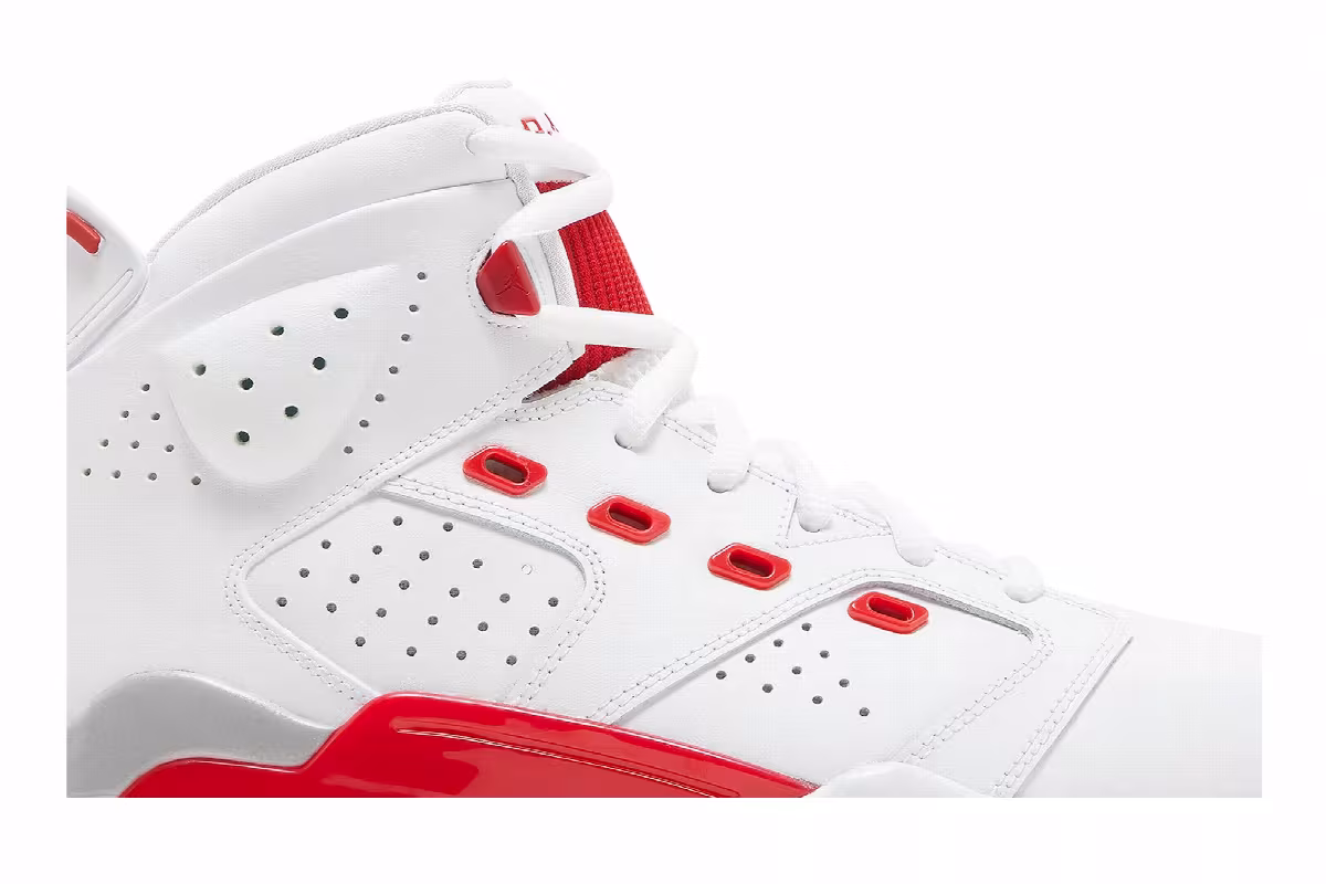 Air Jordan 6-17-23 White Fire Red, view 3