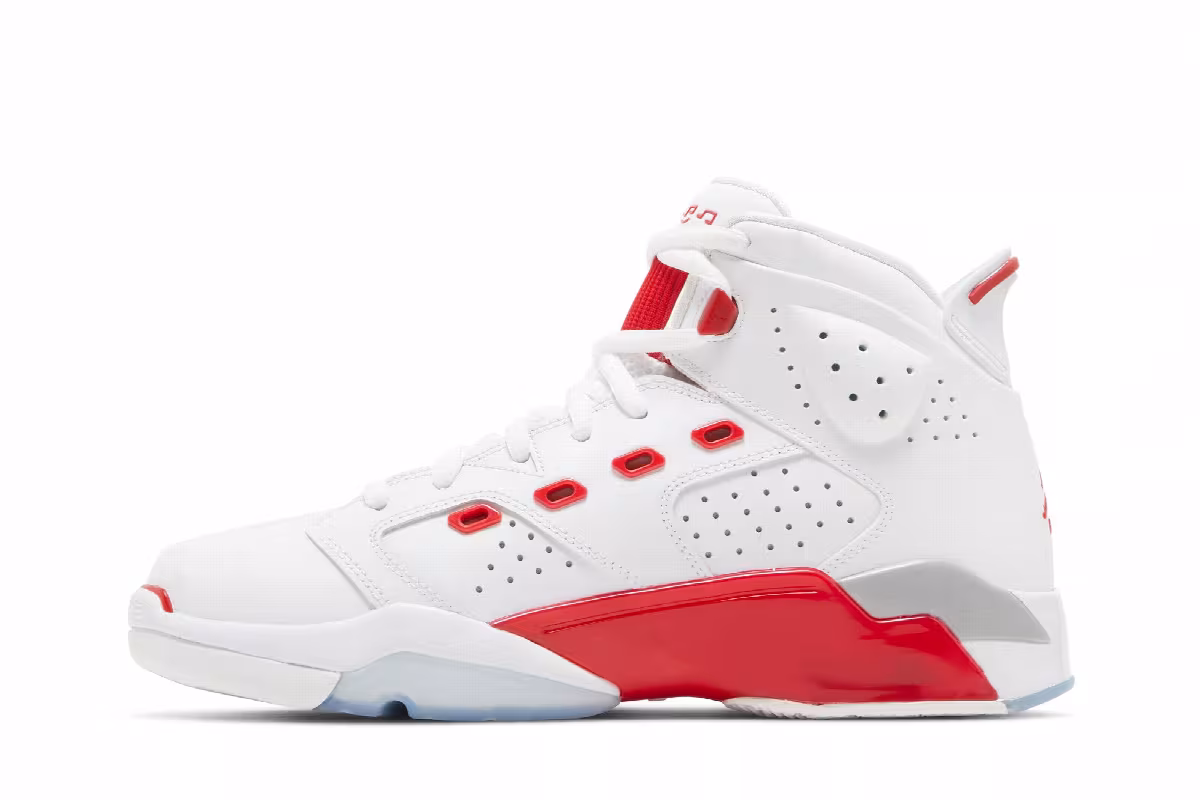 Air Jordan 6-17-23 White Fire Red, view 4