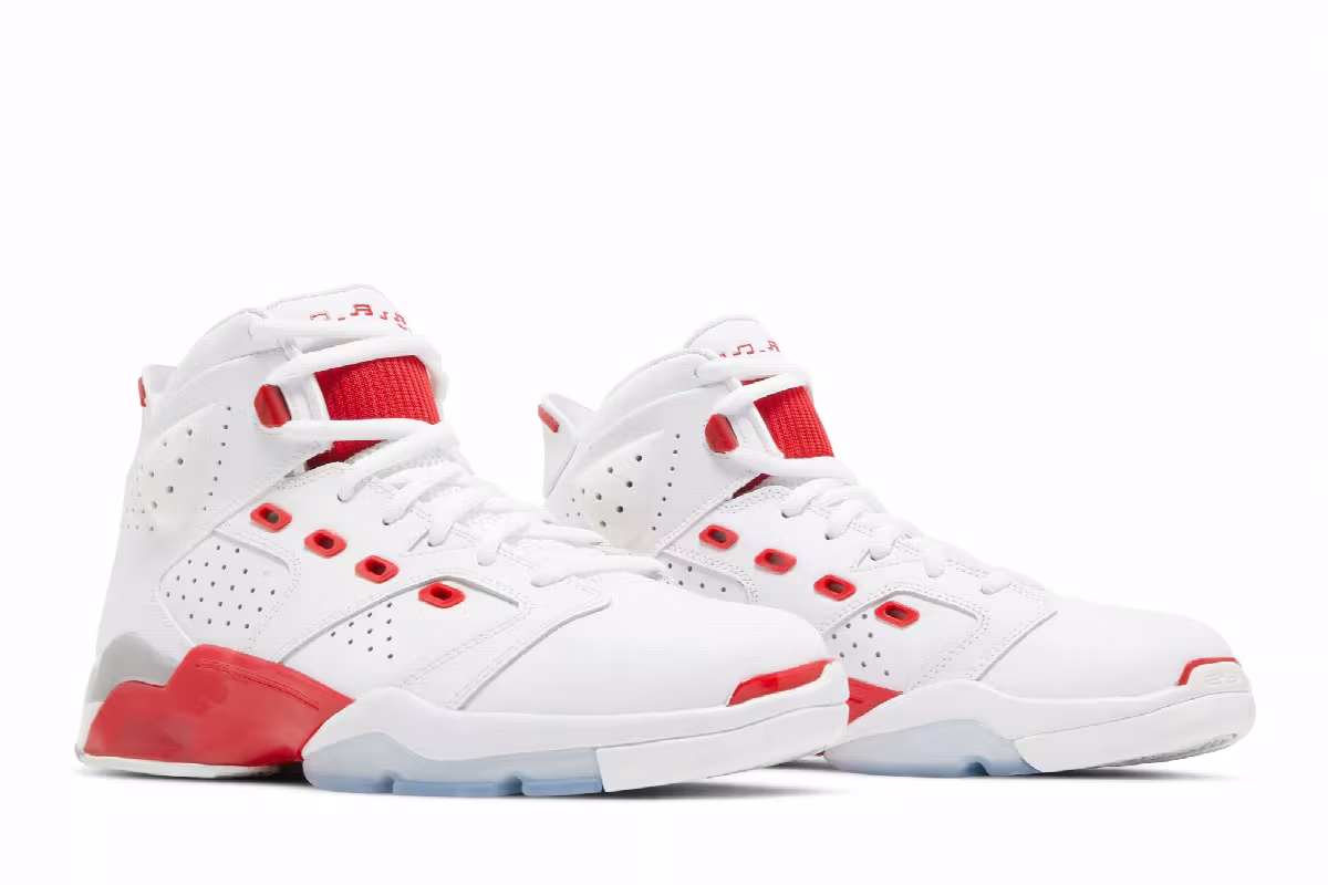 Air Jordan 6-17-23 White Fire Red, view 9