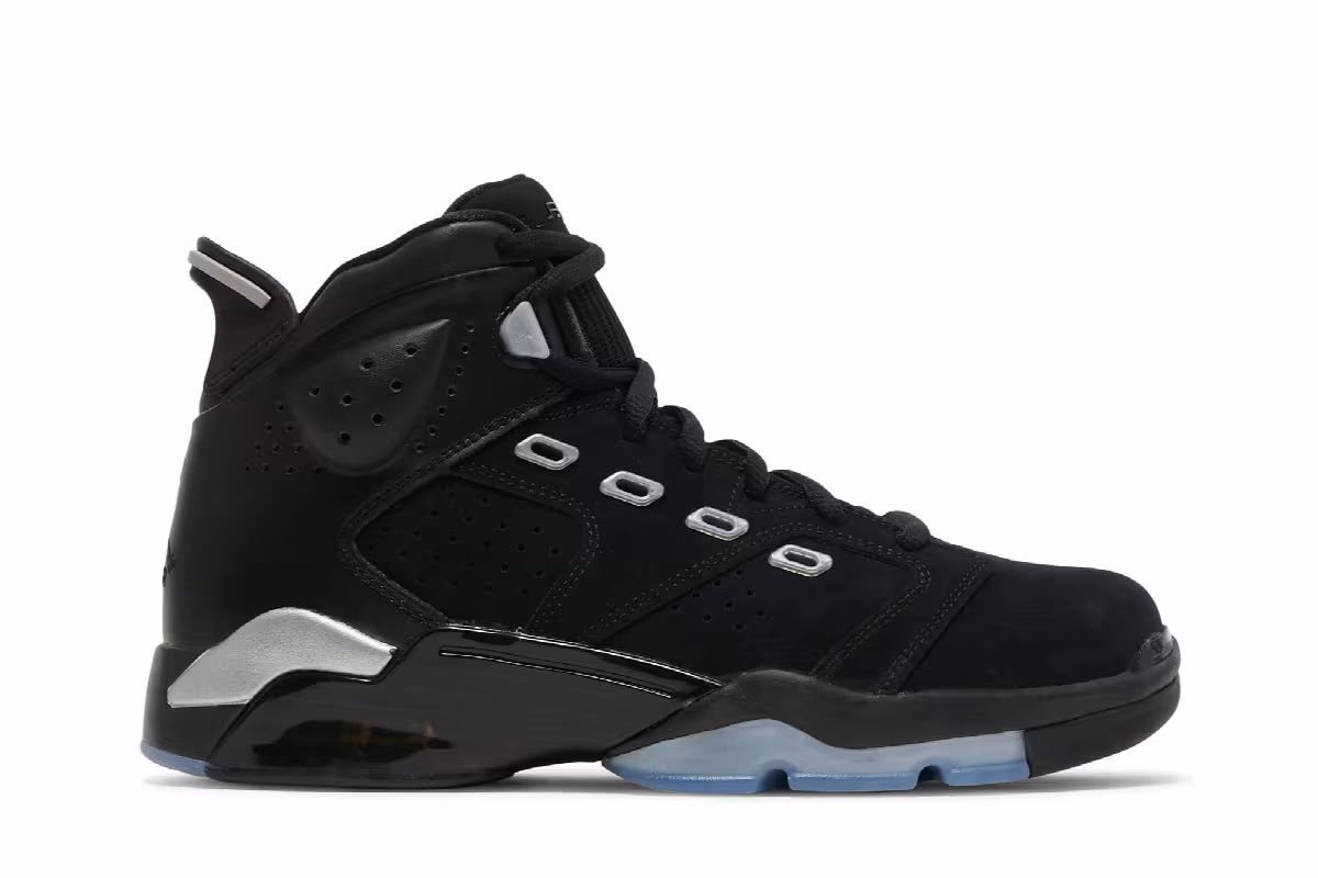 Air Jordan 6-17-23 Black Metallic Silver, view 2