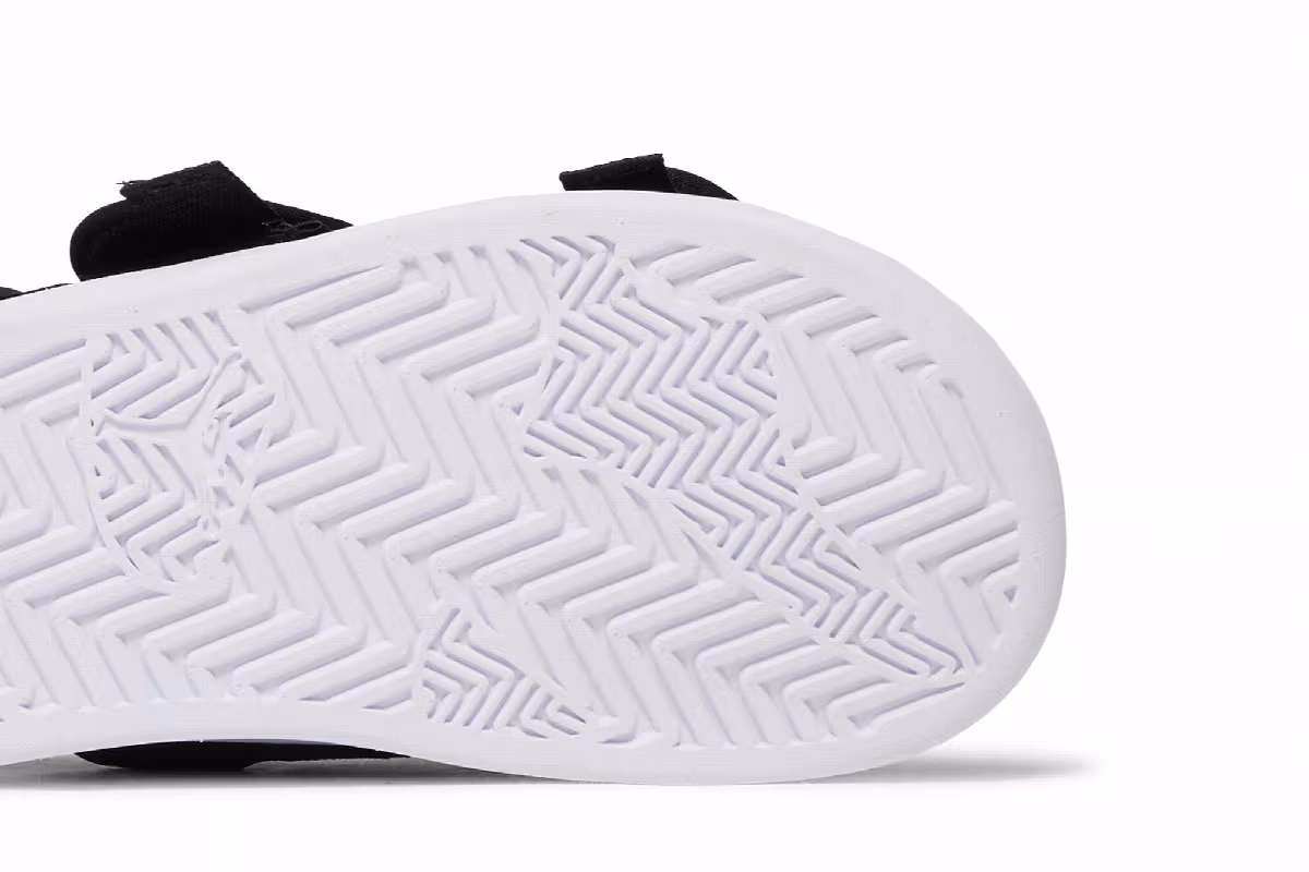 Air Jordan LS Slide Black White, view 6