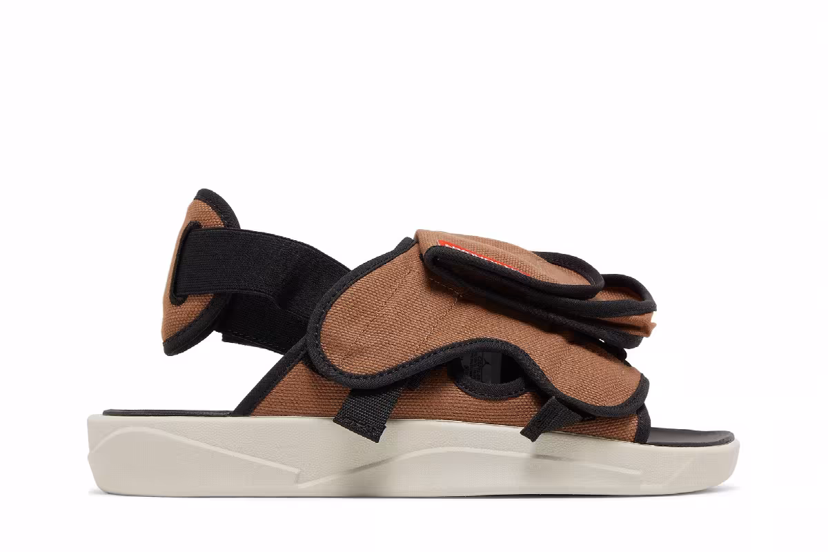 Air Jordan LS Slide Archaeo Brown, view 2