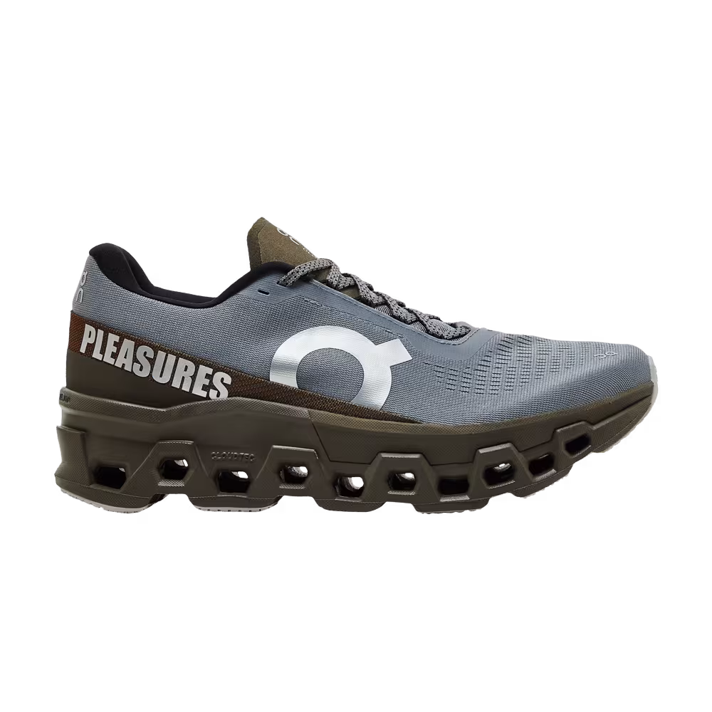 The Loop Running Supply x Pleasures x Cloudmonster 2 Mist Olive