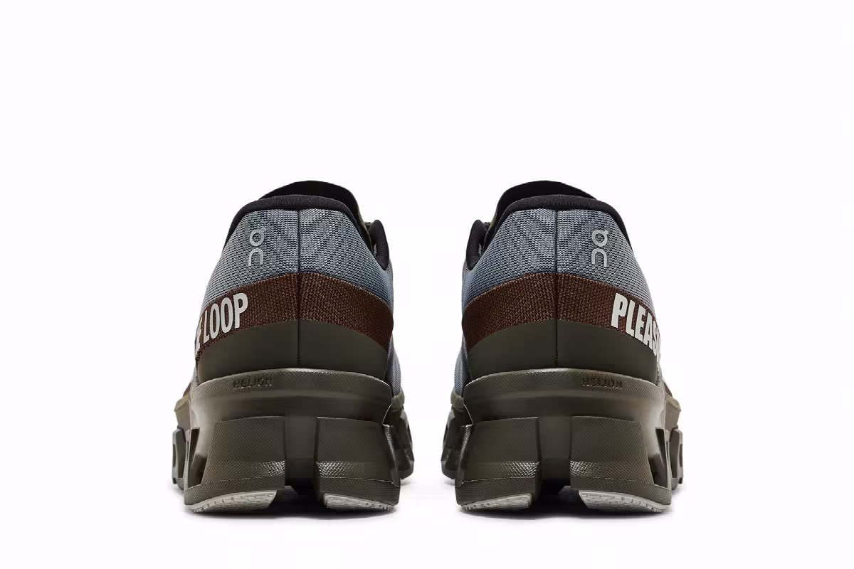 The Loop Running Supply x Pleasures x Cloudmonster 2 Mist Olive, view 7