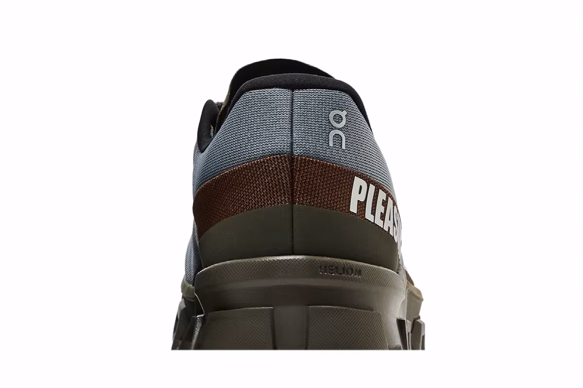 The Loop Running Supply x Pleasures x Cloudmonster 2 Mist Olive, view 8