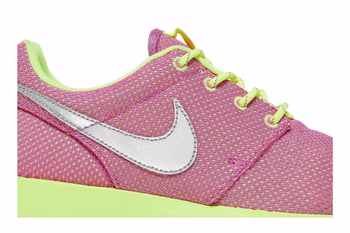 Nike Roshe Run GS Red Violet Volt, view 3
