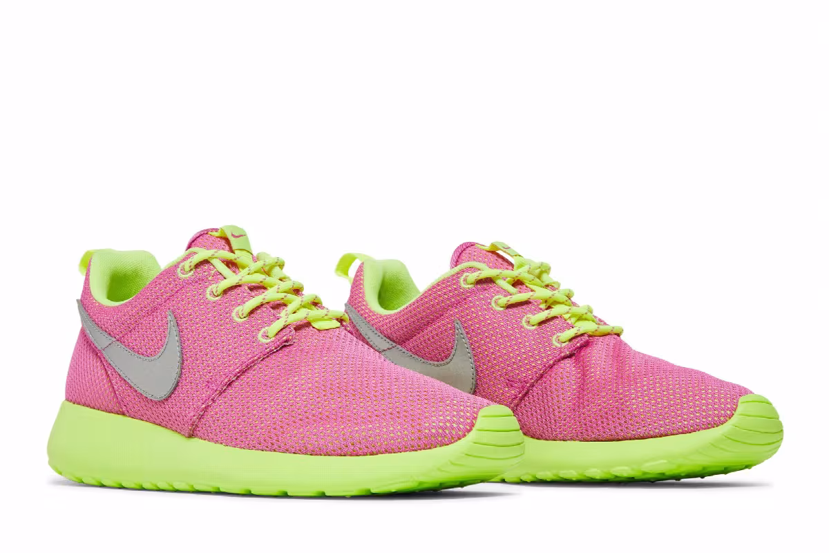 Nike Roshe Run GS Red Violet Volt, view 9