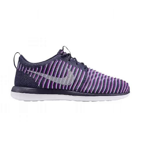 Nike Roshe Two Flyknit GS 'Vivid Purple Silver'
