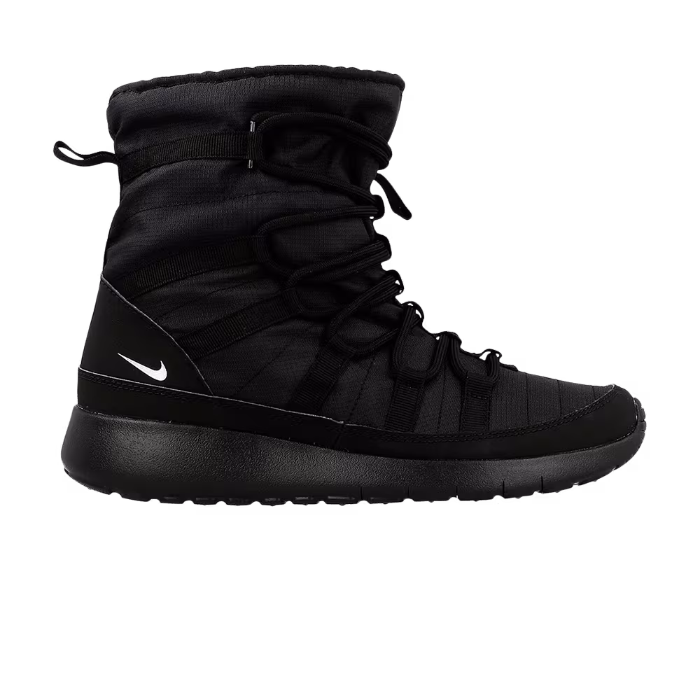 Nike Roshe One Hi GS Black Metallic Silver