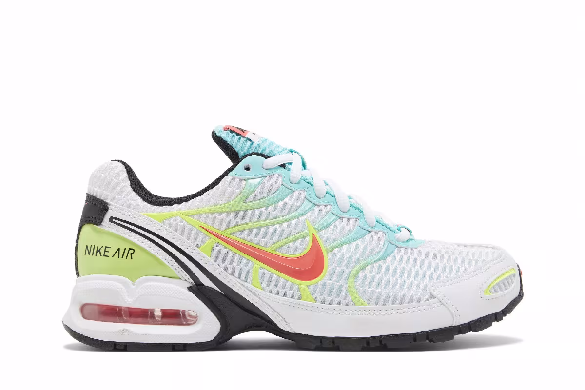 Nike Women's Air Max Torch 4 White Volt Laser Crimson, view 2