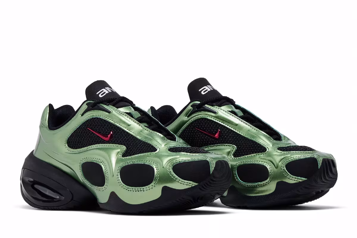 Nike Women's Air Max Muse Metallic Oil Green, view 9