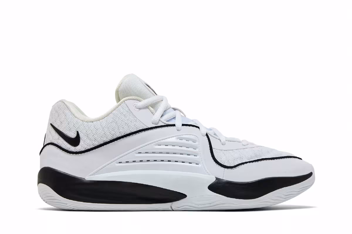Nike KD 16 TB Promo White Black, view 2