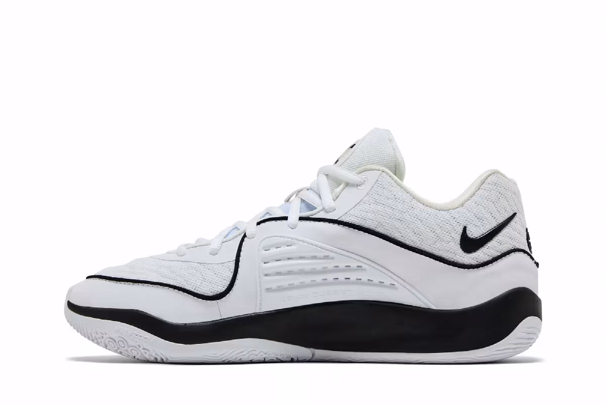 Nike KD 16 TB Promo White Black, view 4