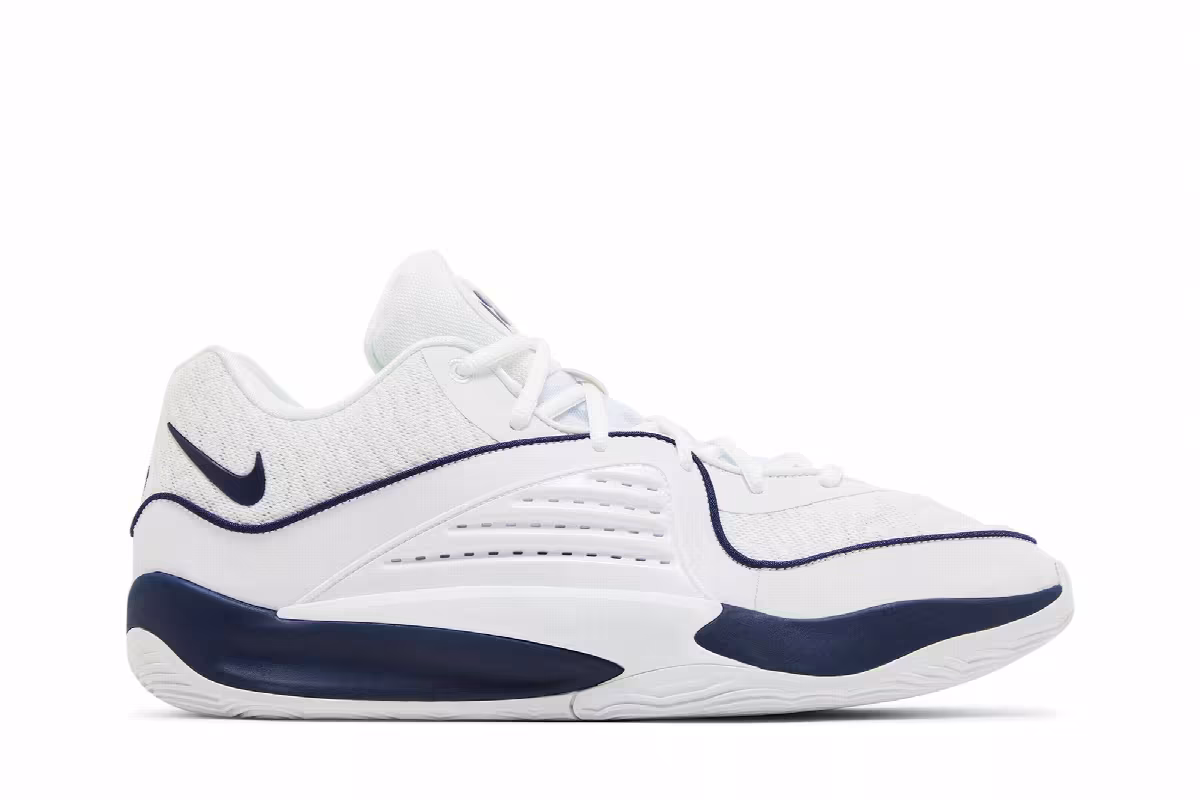 Nike KD 16 TB Promo White Midnight Navy, view 2