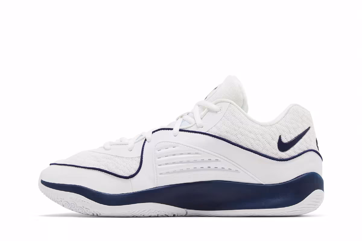 Nike KD 16 TB Promo White Midnight Navy, view 4