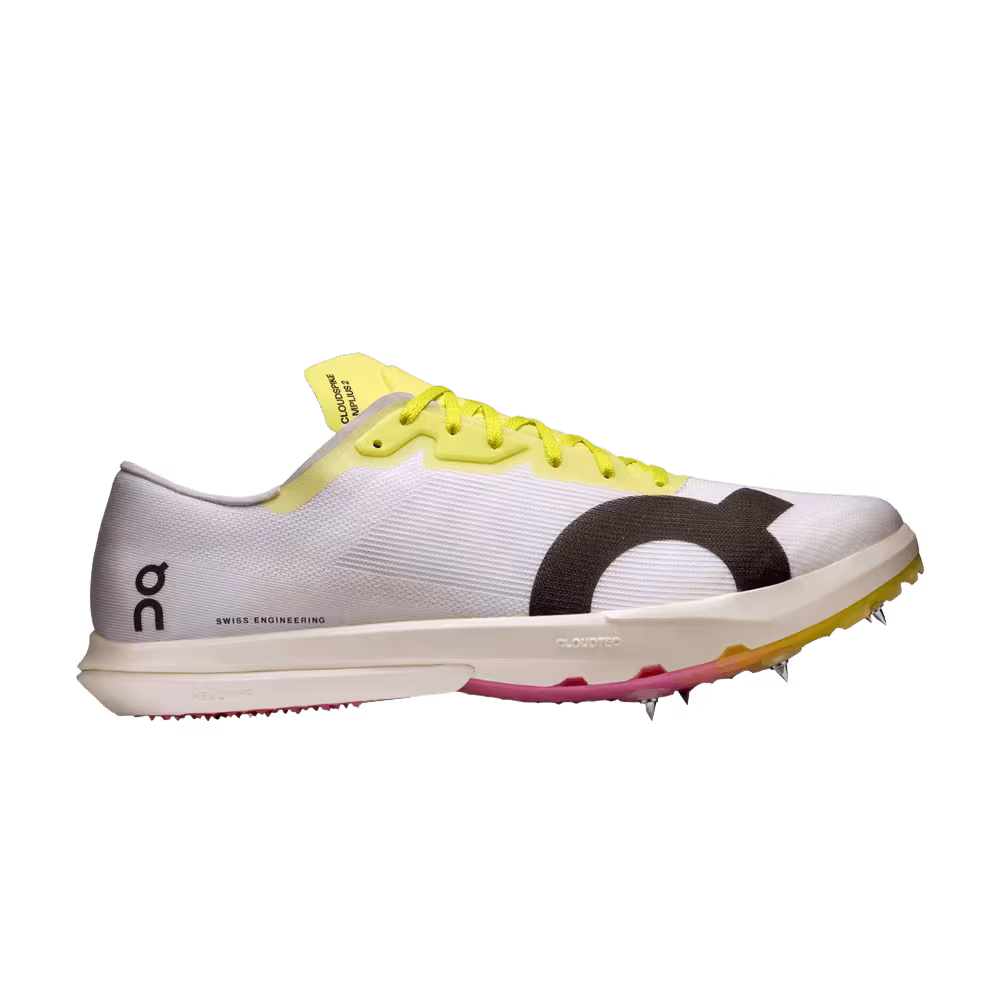 ON Cloudspike Amplius 2 White Yellow Raspberry