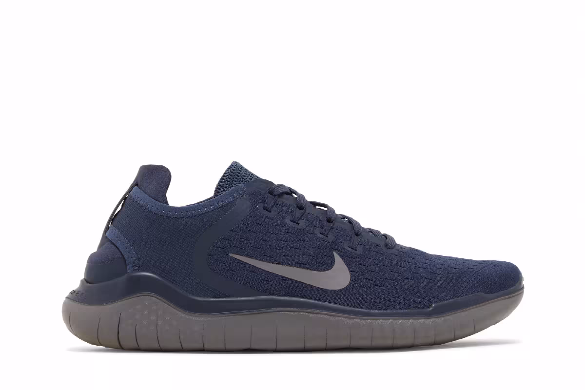 Nike Free RN 2018 Thunder Blue Gunsmoke, view 2