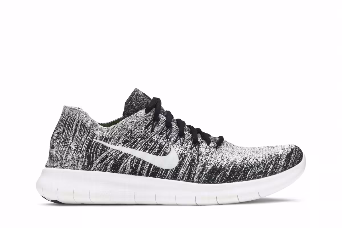 Nike Free RN Flyknit 2017 Oreo, view 2