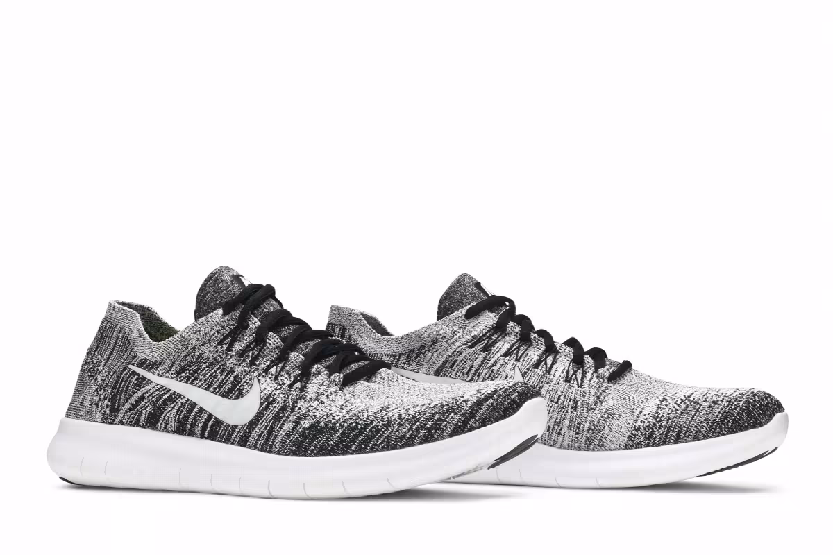Nike Free RN Flyknit 2017 Oreo, view 9