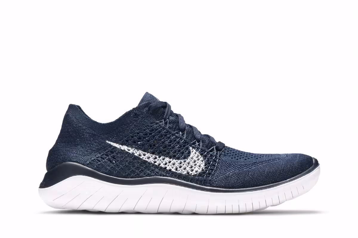 Nike Free RN Flyknit 2018 College Navy, view 2