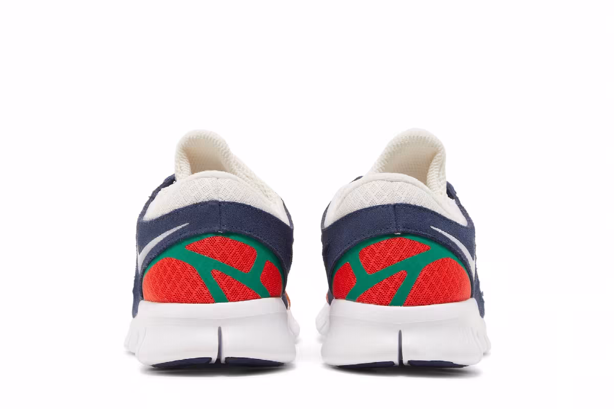 Nike Free Run 2 White Multi-Color, view 7