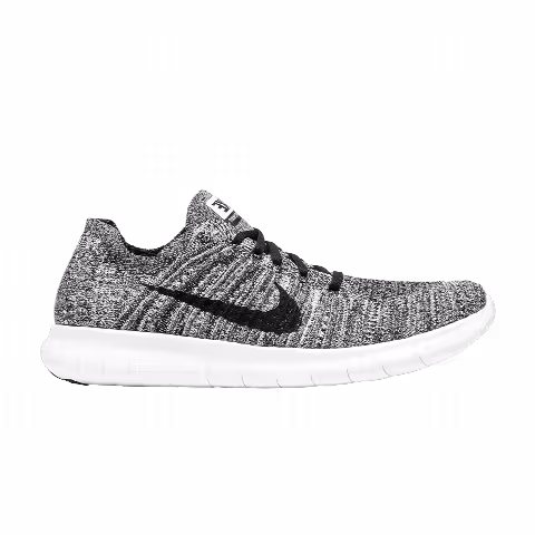 Nike Free RN Flyknit 'White Black'