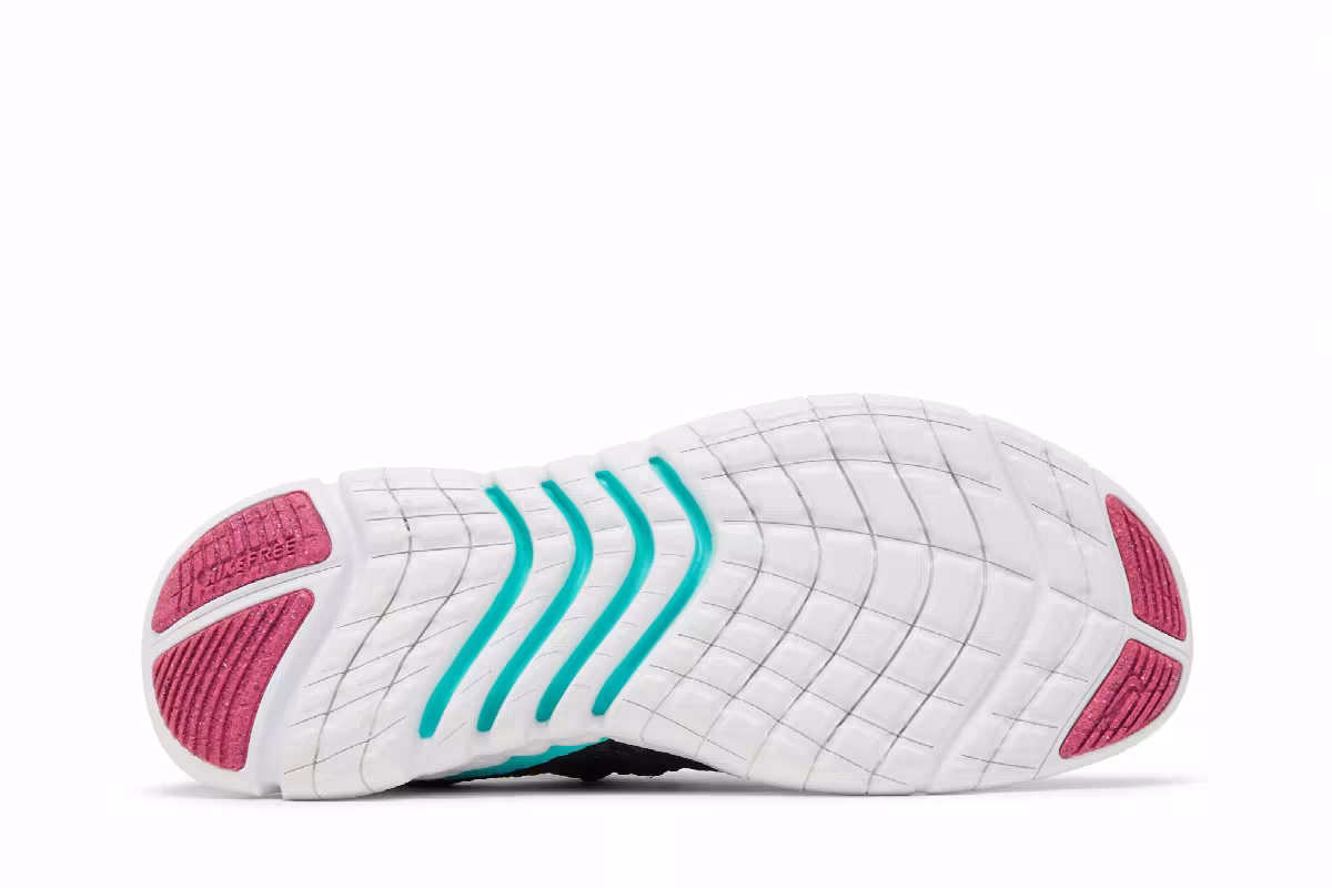 Nike Free Run 5.0 Black Dynamic Turquoise, view 5