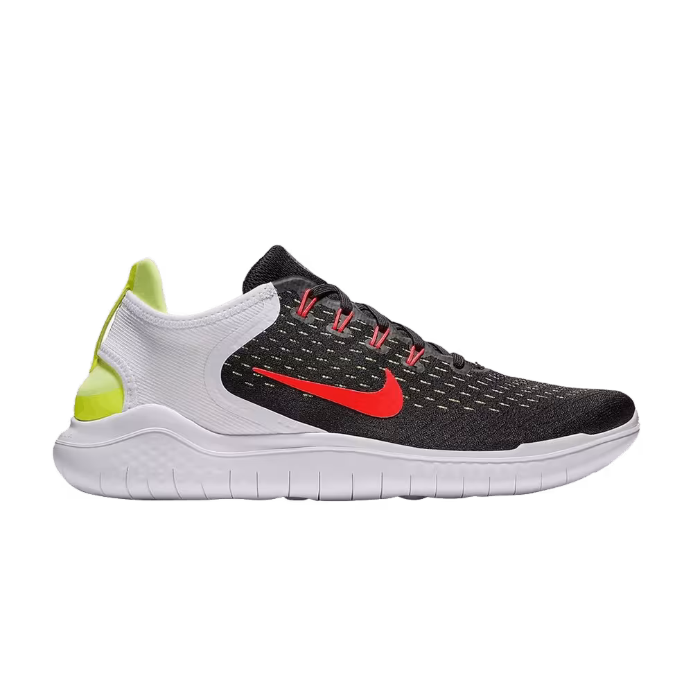 Nike Free RN 2018 Black Crimson Volt