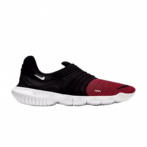 Nike Free RN Flyknit 3.0 'Black Bright Crimson'
