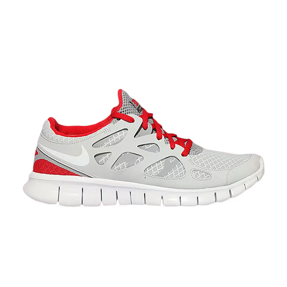 Nike Free Run+ 2 Pure Platinum Chilling Red