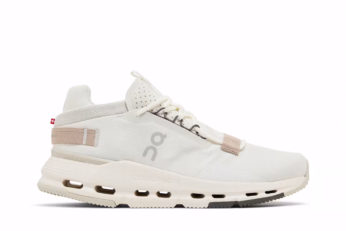 ON Women's Cloudnova 2 Ice Sand, view 2