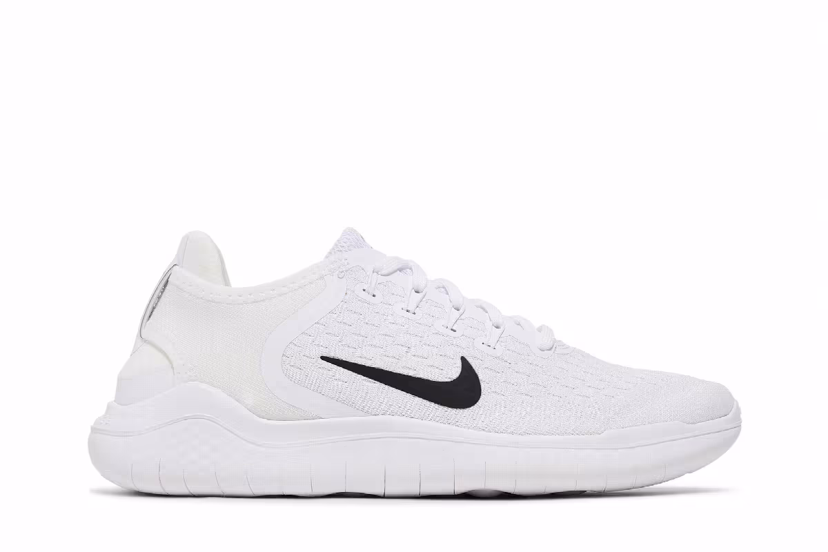 Nike Women's Free RN 2018 White Black, view 2