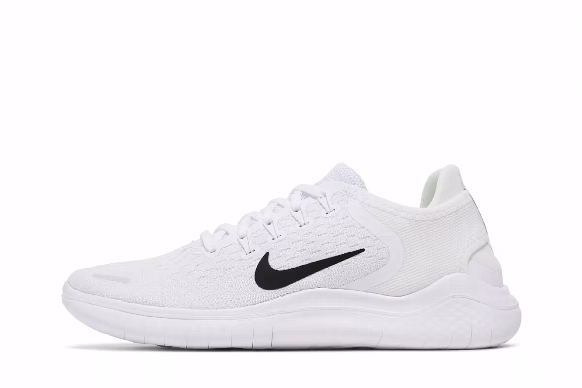 Nike Women's Free RN 2018 White Black, view 4