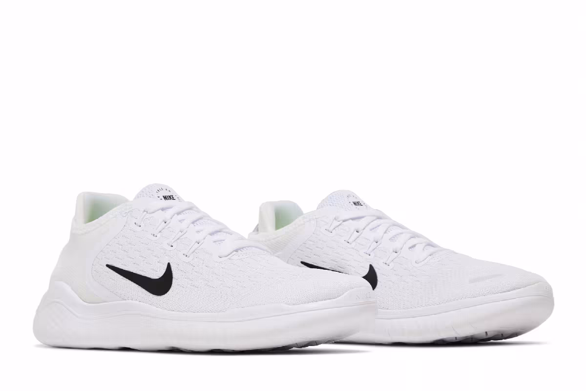 Nike Women's Free RN 2018 White Black, view 9