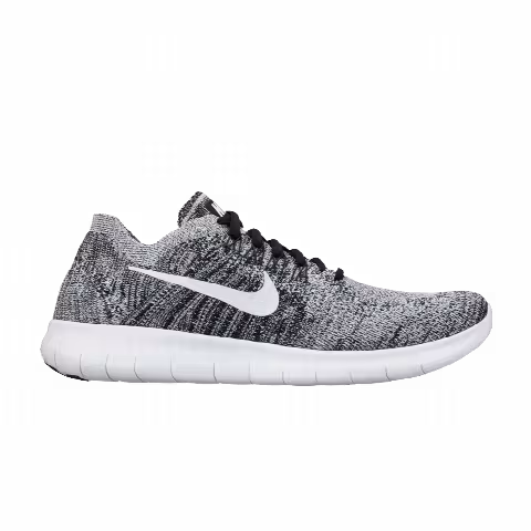 Nike Wmns Free RN Flyknit 'Black White'