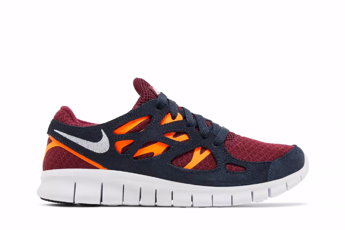 Nike Women's Free Run 2 Dark Beetroot, view 2