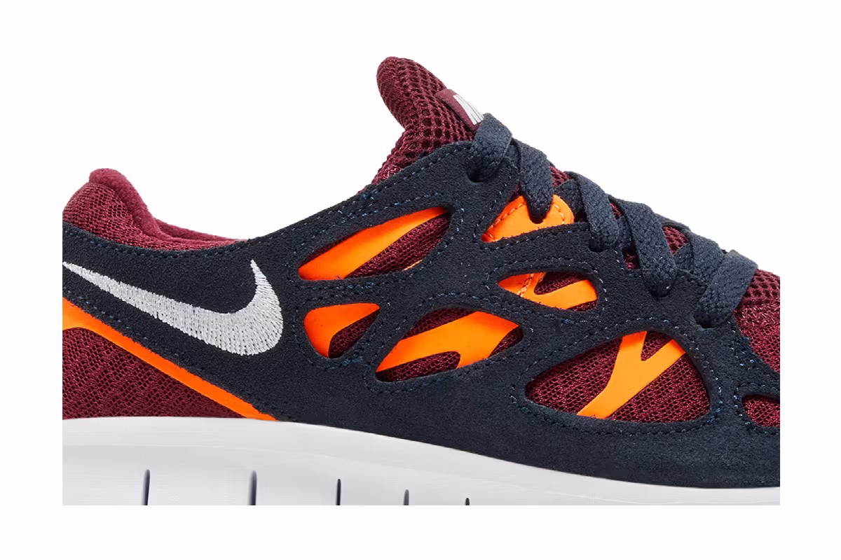 Nike Women's Free Run 2 Dark Beetroot, view 3