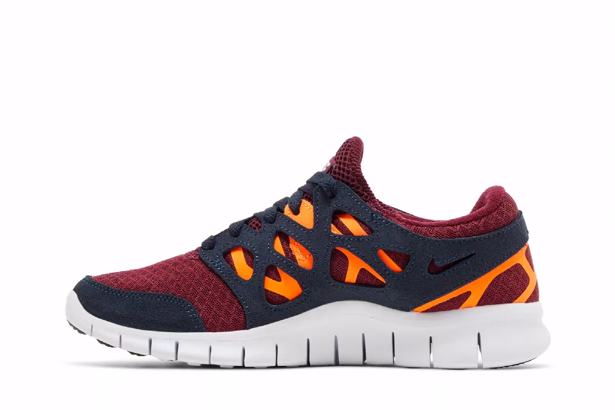Nike Women's Free Run 2 Dark Beetroot, view 4
