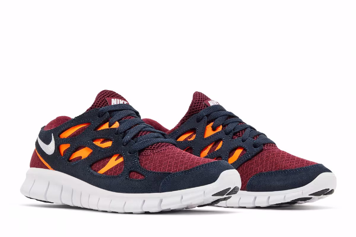 Nike Women's Free Run 2 Dark Beetroot, view 9