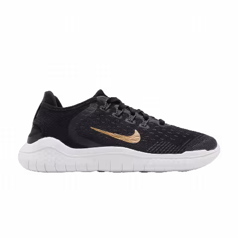 Nike Wmns Free RN 2018 'Black Metallic Gold'
