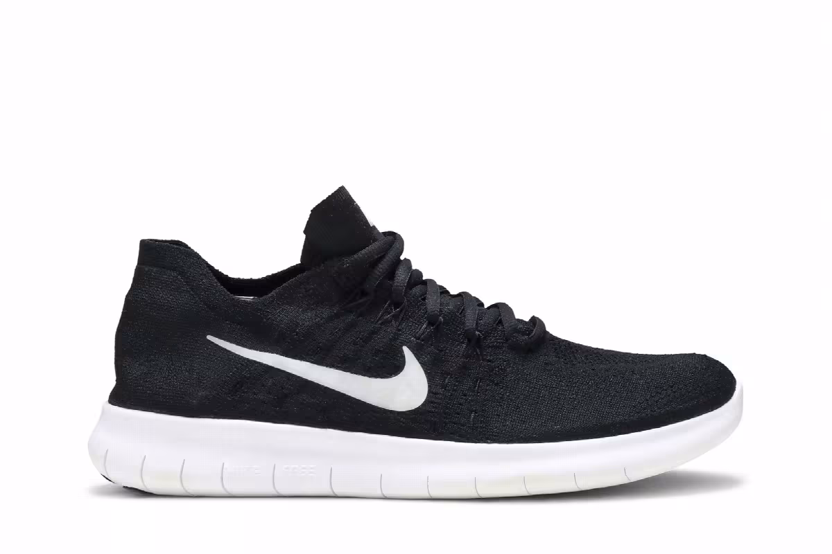 Nike Women's Free RN Flyknit 2017 Black, view 2