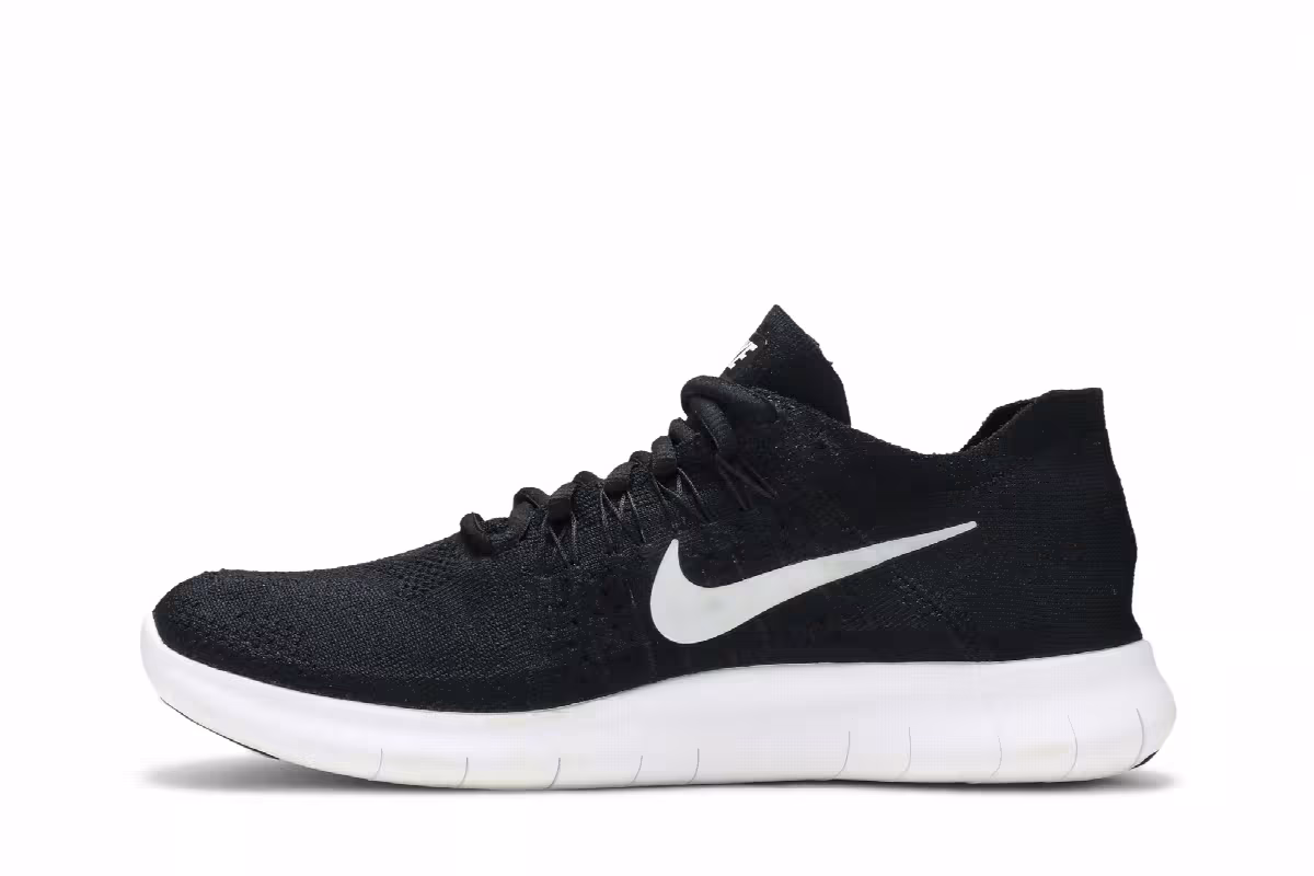 Nike Women's Free RN Flyknit 2017 Black, view 4